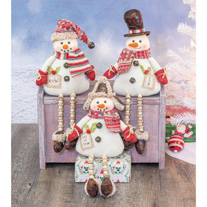 Cinnamon Snowman With Bed Legs