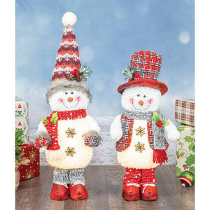 Jolly Light Up Snowman Stander