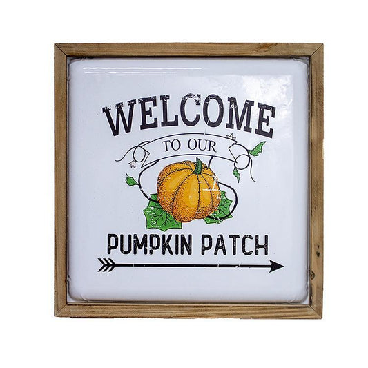 Welcome To Our Pumpkin Patch Sign