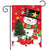 Christmas Tree Snowman Garden Flag