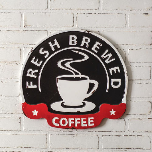 Fresh Brewed Coffee Sign