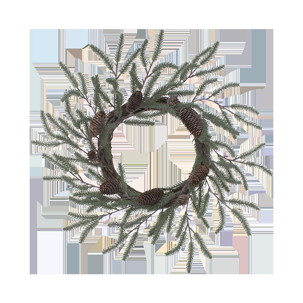 Spruce & Cone Wreath