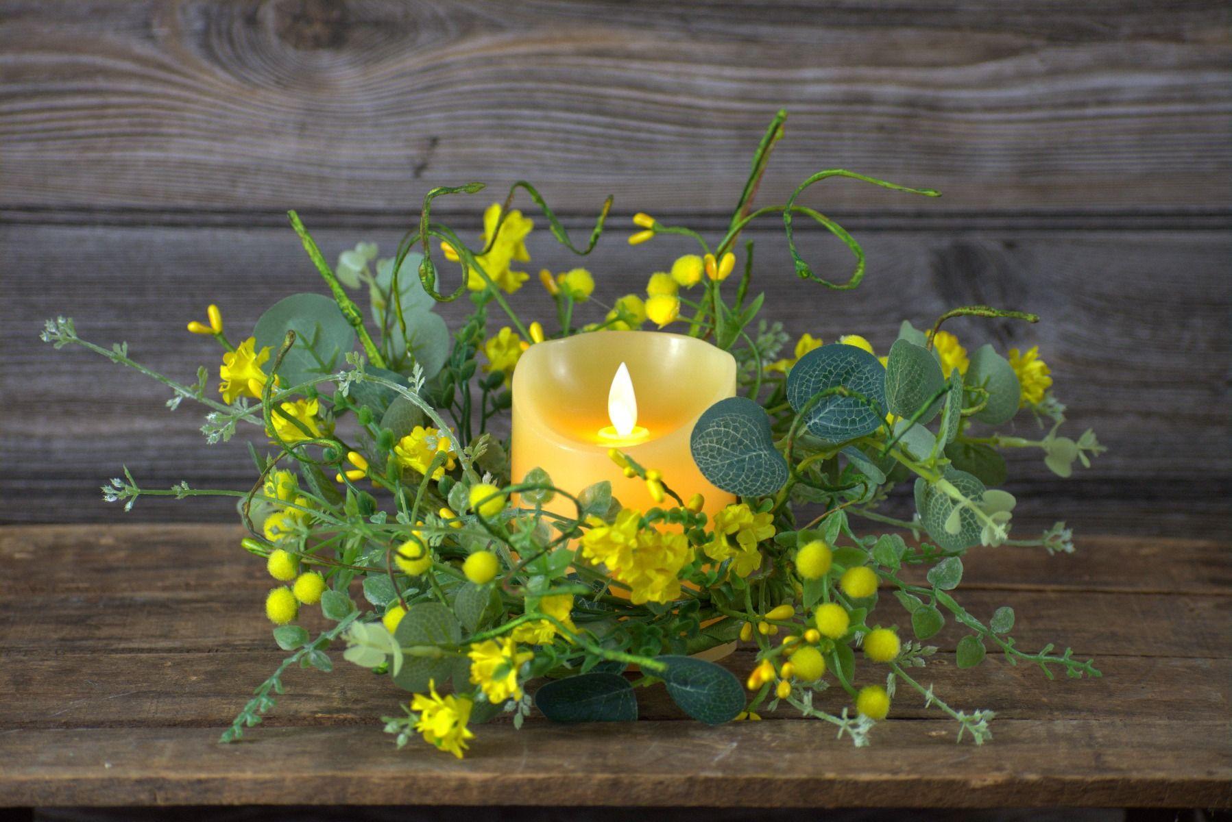 Buttercup Fields Candle Ring
